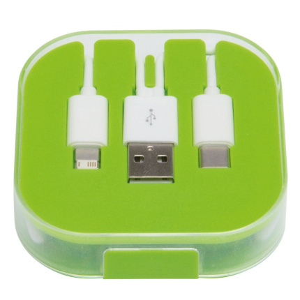 3-in-1-ladekabel recharger - Topgiving