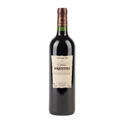 Rotwein chÂteau roquettes  saint-Émilion - Topgiving