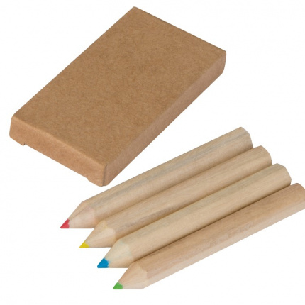 Set bestehend aus 4 holzbuntstiften - Topgiving