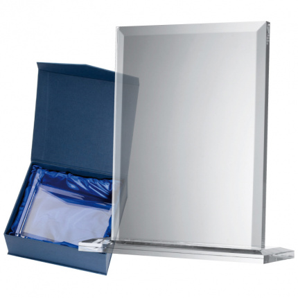 Glas trophäe mit standfestem sockel - Topgiving
