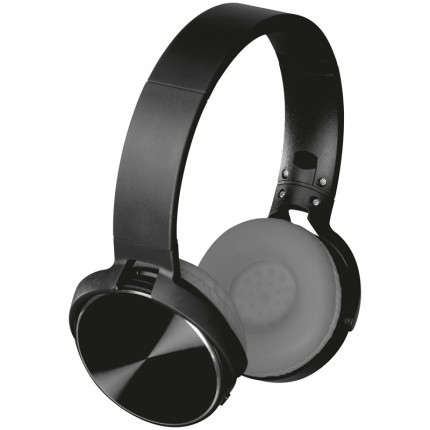 Bluetooth kopfhörer mit metallplatten auf den ohrmuscheln - Topgiving