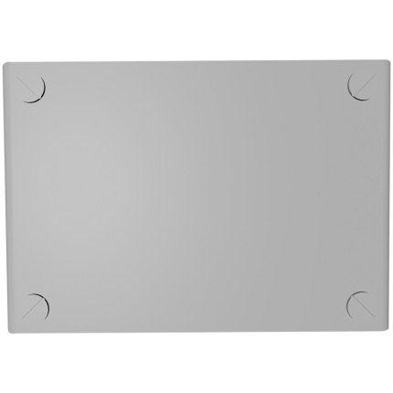 Click/klebe pl&auml;ttchen in silber (kunststoff) f&uuml;r rechner einleger - Topgiving