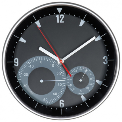 Wanduhr mit hygro - und thermometer - Topgiving