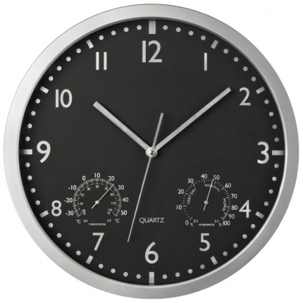 Wanduhr mit hygro - und thermometer - Topgiving