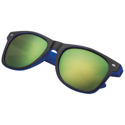 Sonnenbrille aus kunststoff mit verspiegelten gläsern, uv 400 schutz - Topgiving