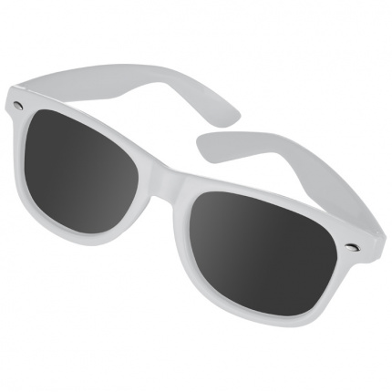 Sonnenbrille aus kunststoff im nerdlook, uv 400 schutz - Topgiving