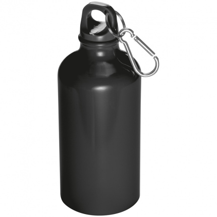 Trinkflasche aus aluminium mit karabinerhaken, 500 ml - Topgiving