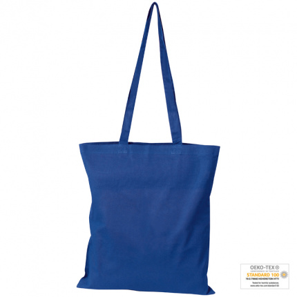 Öko-tex baumwolltasche mit langen henkeln, 140g/m² - Topgiving