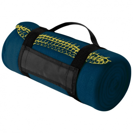 Fleecedecke mit tragebanderole - Topgiving