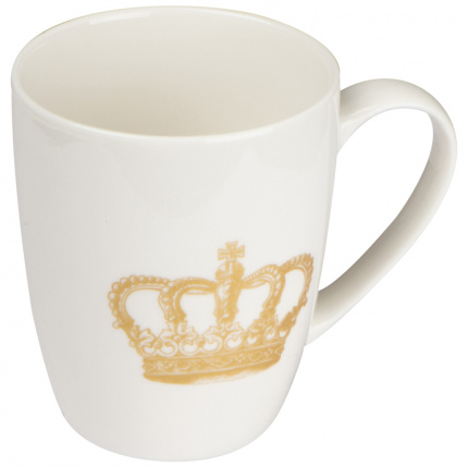 Tasse mit kronen aufdruck, 300 ml - Topgiving