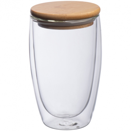 Doppelwandiges glas mit einem füllvermögen von 500 ml - Topgiving