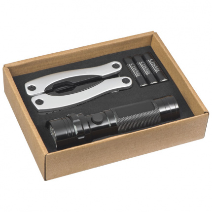 Set aus taschenlampe und multitool - Topgiving