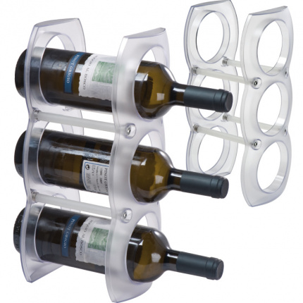 Weinregal aus kunststoff für 3 flaschen - Topgiving