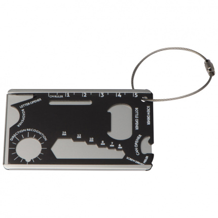 Survival kofferanhänger aus aluminium - Topgiving