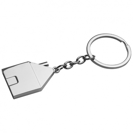 Metall-schlüsselanhänger in hausform - Topgiving