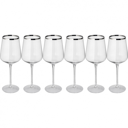 Set aus 6 rotweingläsern - Topgiving