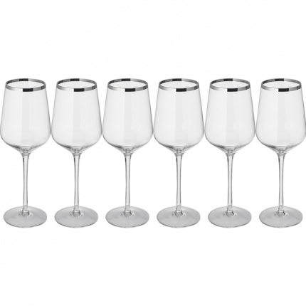 Set aus 6 weißweingläsern - Topgiving