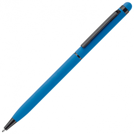 Kugelschreiber stylus metall gummiert - Topgiving