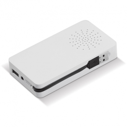 Powerbank saugnapf 2000mah & lautsprecher 3w - Topgiving