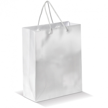 Laminierte papiertasche, mittel - Topgiving