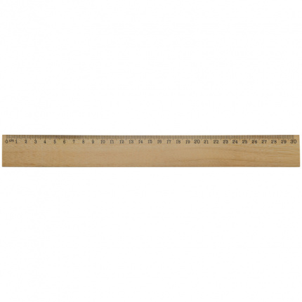 Holzlineal 30cm - Topgiving