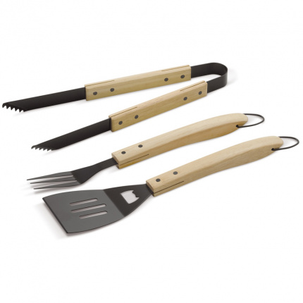Grillset, holzoptik - Topgiving