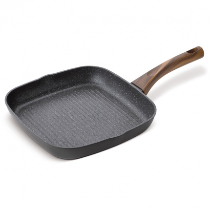 Grillpfanne, holzoptik - Topgiving