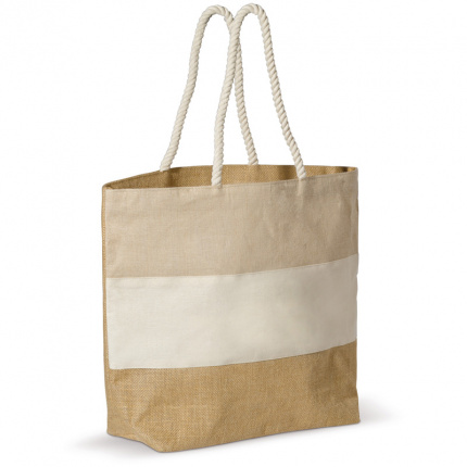 Strandtasche jute/juco/canvas - Topgiving