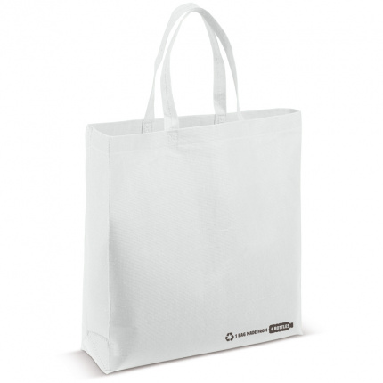 Tasche r-pet weiß 100g/m² - Topgiving