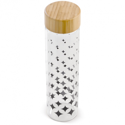 Wasserflasche glasmuster 350ml - Topgiving