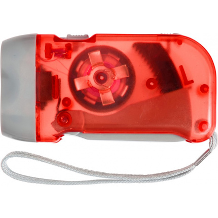 Dynamo-taschenlampe \'mission\' aus kunststoff - Topgiving