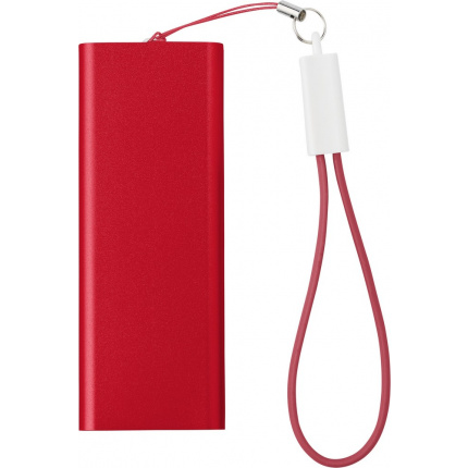 Powerbank 'colorline' aus aluminium - Topgiving