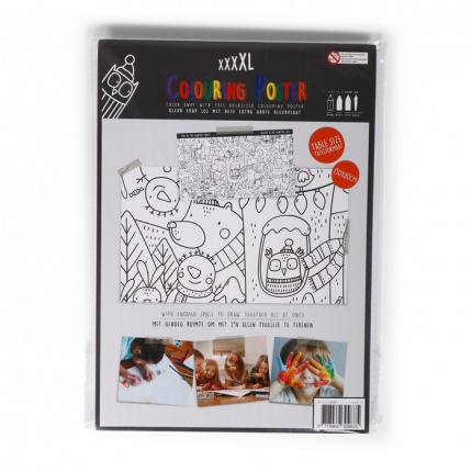 Senza xxxxl colouring poster - Topgiving