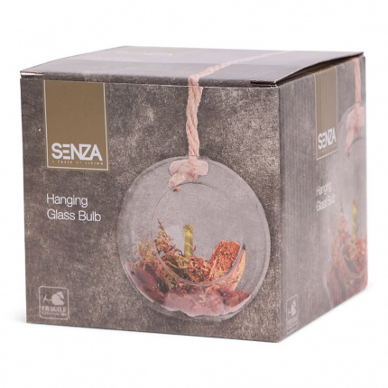 Senza glass hanging bulb 12cm - Topgiving