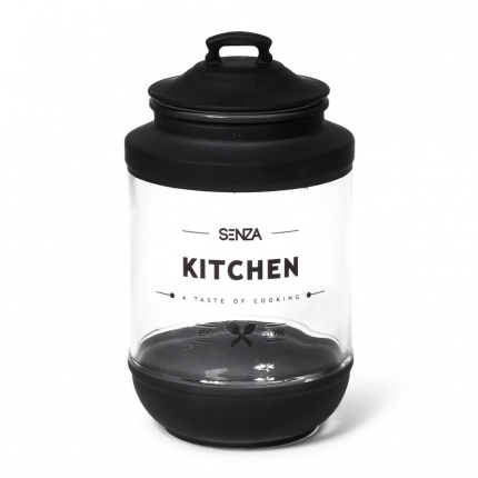 Senza glass storage jar large - Topgiving
