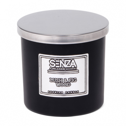 Senza scented candle lush figwood medium - Topgiving