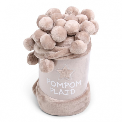 Pom pom plaid solid - Topgiving