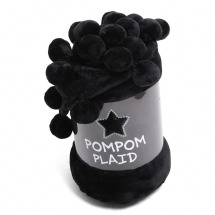 Pom pom plaid solid - Topgiving