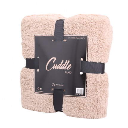 Norländer cuddle blanket light brown - Topgiving