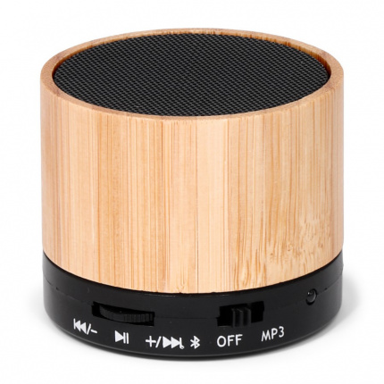 Brainz tube speaker bamboo - Topgiving