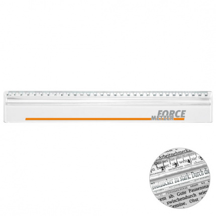 Lineal mit zeilen-lupe - Topgiving
