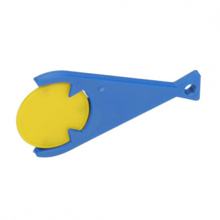 Chiphalter mit 1 euro chip piranha - Topgiving