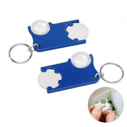 Chiphalter mit 1 euro chip und lupe - Topgiving