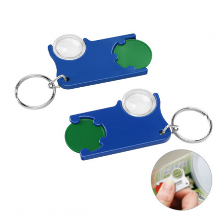 Chiphalter mit 1 euro chip und lupe - Topgiving