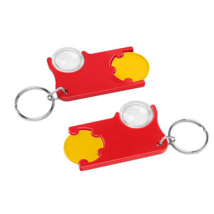 Chiphalter mit 1 euro chip und lupe - Topgiving
