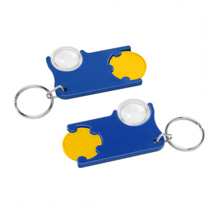 Chiphalter mit 1 euro chip und lupe - Topgiving