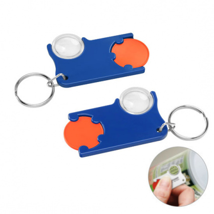 Chiphalter mit 1 euro chip und lupe - Topgiving