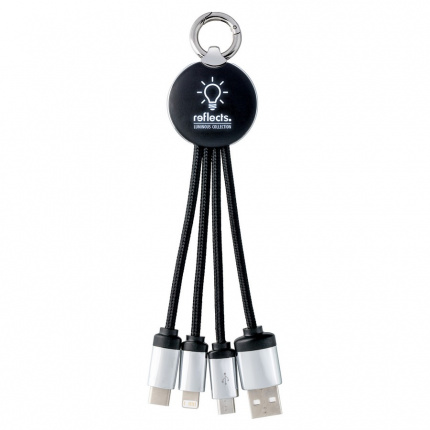 3-in-1 ladekabel mit beleuchtung - Topgiving