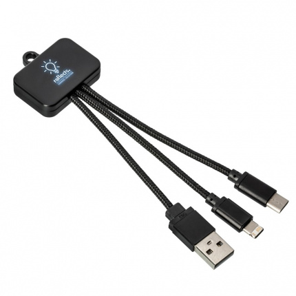 3-in-1 ladekabel - Topgiving