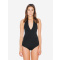 Ama bodysuit cot/spandex halter - Topgiving